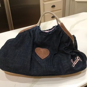 Vintage Juicy beach tote and mat